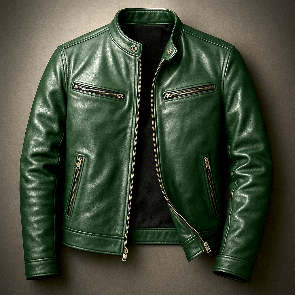 Vintage-Lederjacke