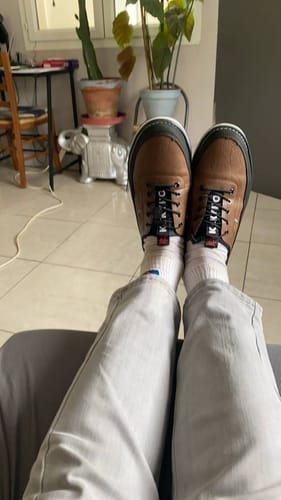 Kundenfoto zu Herren Halbschuhe Casual mit Kontrastsohle