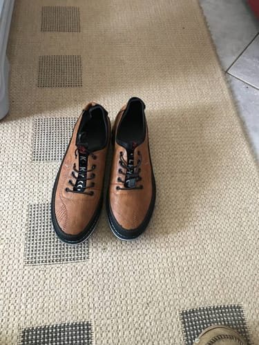 Kundenfoto zu Herren Halbschuhe Casual mit Kontrastsohle
