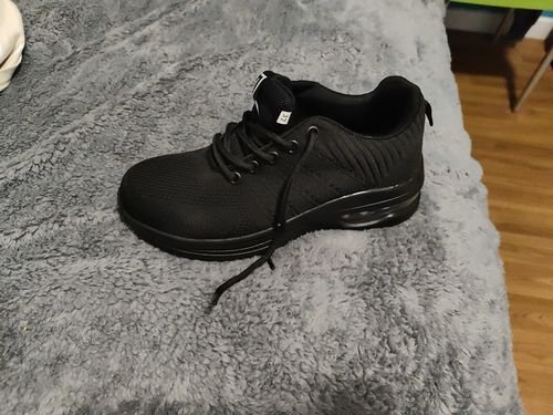 Kundenfoto zu Herren Sneaker Allwetter Schwarz ohne Schnürsenkel