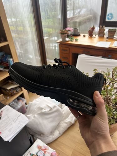 Kundenfoto zu Herren Sneaker Allwetter Schwarz ohne Schnürsenkel