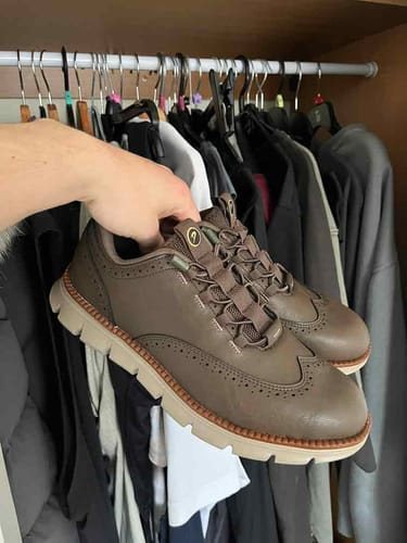 Kundenfoto zu Herren Business Schuhe Perforiert Atmungsaktiv